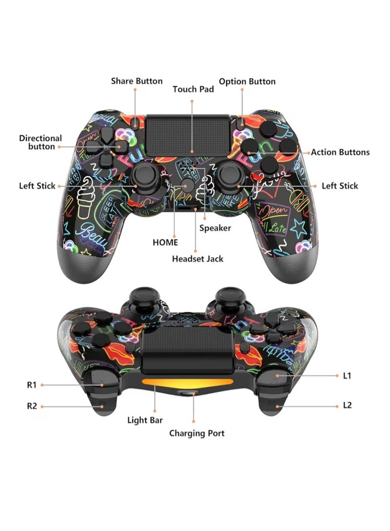 Wireless Controller for PS4 Gamepad Controller Compatible with PS4/PS4 Slim/PS4 Pro - Image 3